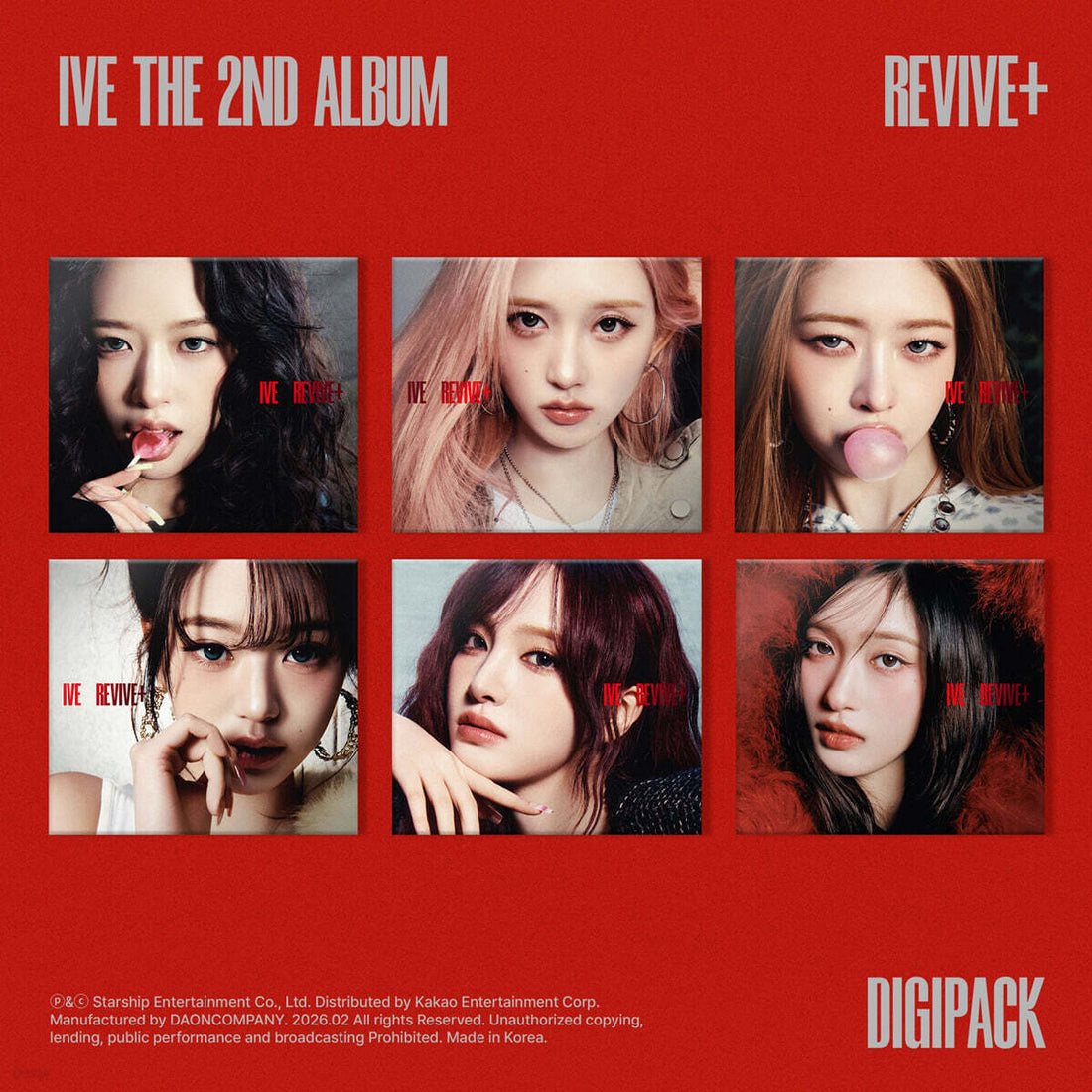 IVE - REVIVE+ (2nd Album) Digipack Ver. (Random Ver.)