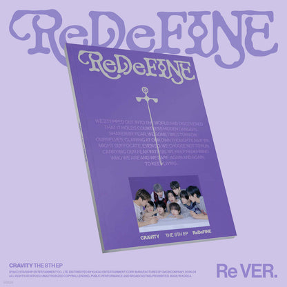 (Pre-Order) CRAVITY - ReDeFINE (8th Mini Album) (Re Ver.)