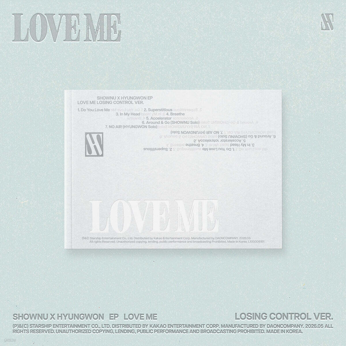 SHOWNU X HYUNGWON - LOVE ME (EP)
