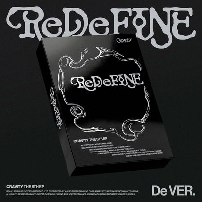 (Pre-Order) CRAVITY - ReDeFINE (8th Mini Album) (De Ver.)