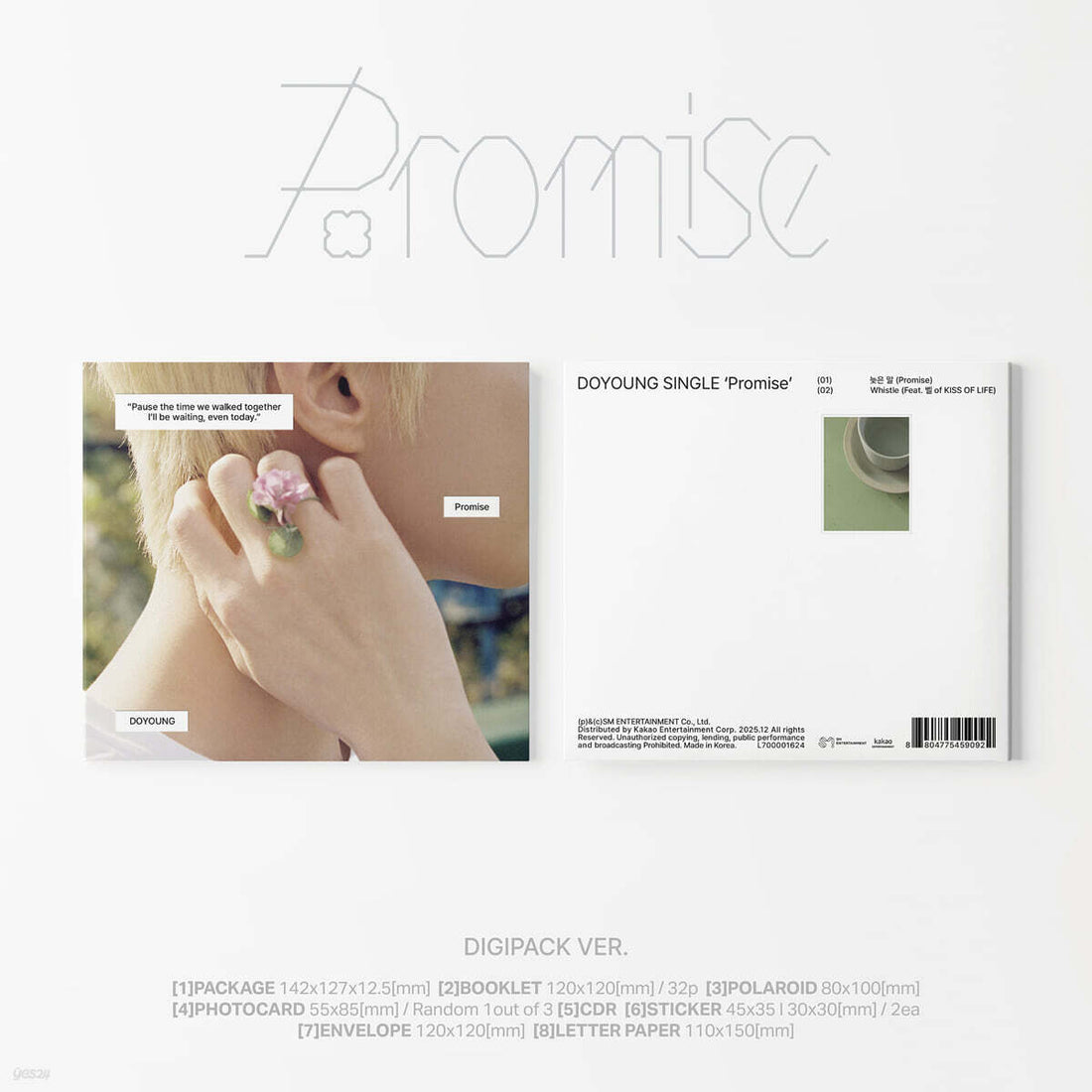 DOYOUNG - Single Album Promise (Digipack Ver.)