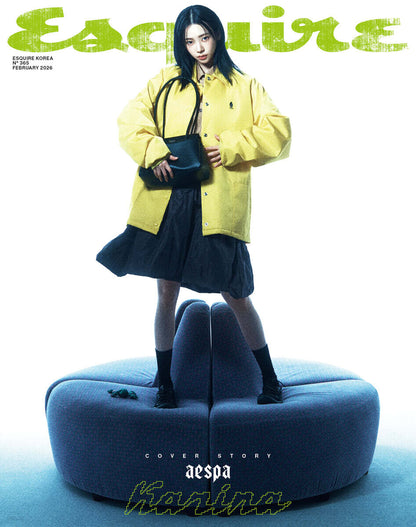 ESQUIRE Korea Magazine 2026.02 (Cover: aespa KARINA) [Pre-Order]