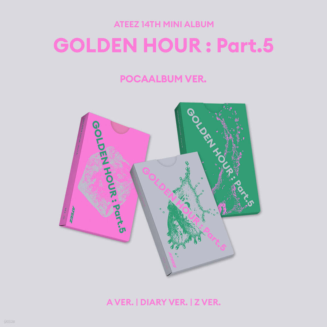 [PRE-ORDER] ATEEZ - GOLDEN HOUR : Part.5 (14th Mini Album) POCAALBUM Ver. - SET VER.