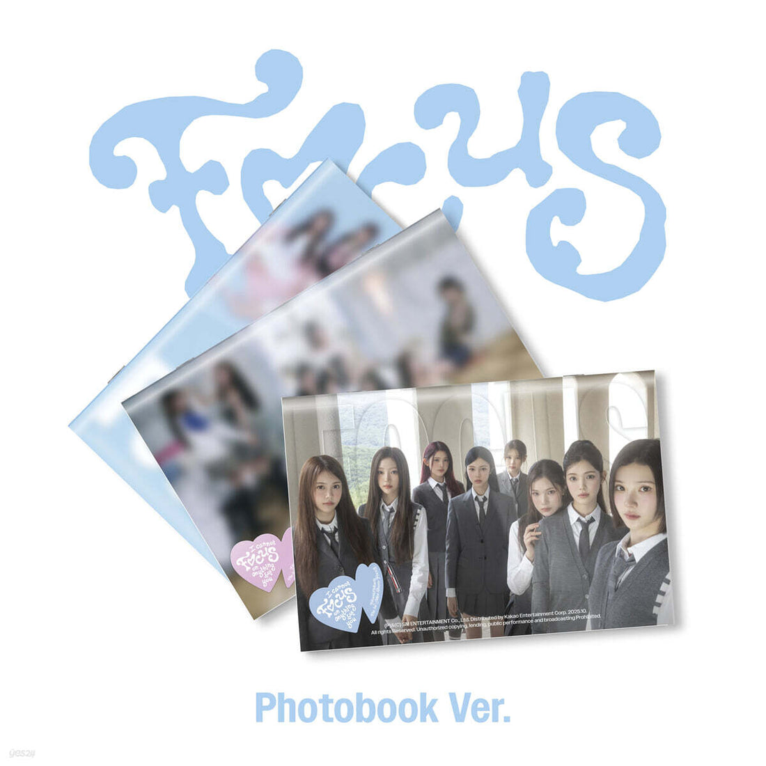 Hearts2Hearts - FOCUS (1st Mini Album) Photobook Ver. (Random Ver.)