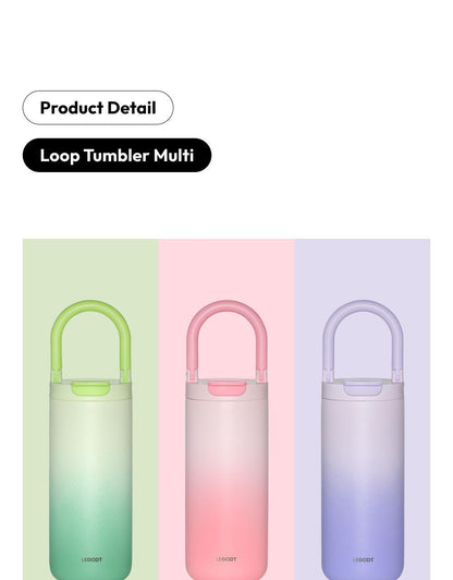 LEGODT X Zootopia 2 - Loop Tumbler Multi 600ml + Tumbler Deco Stickers
