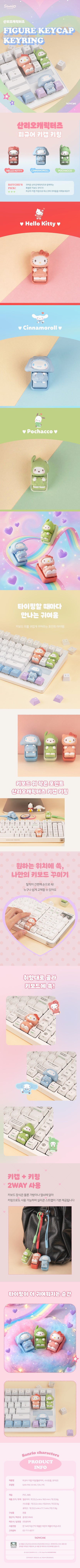 ROYCHE - Sanrio Figure Keycap Keyring