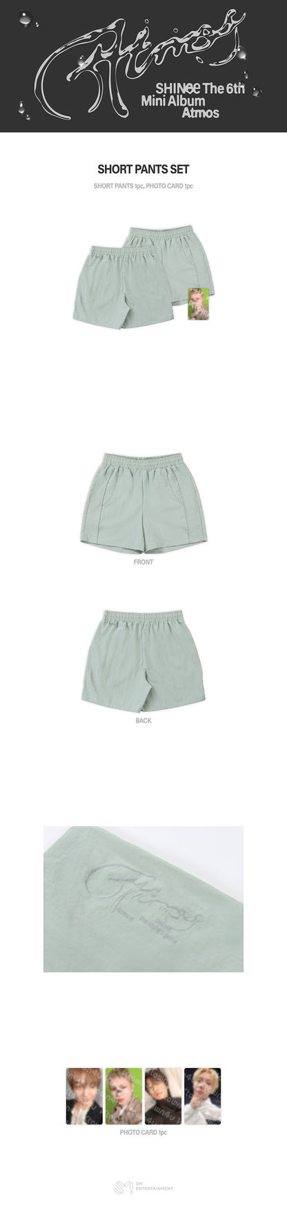 [PRE-ORDER] SHINee - Atmos Pop-Up MD Short Pants Set