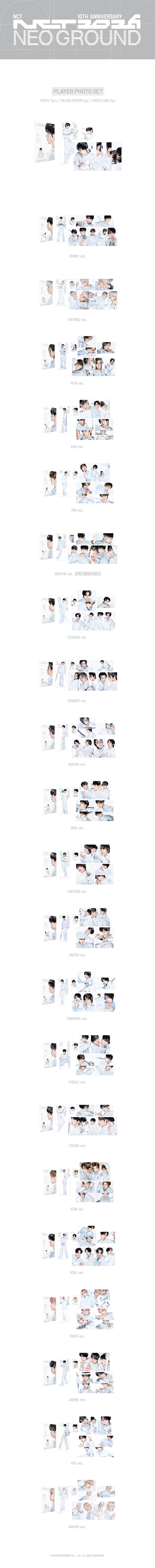 [PRE-ORDER] NCT - Player Photo Set (NCT 10TH ANNIVERSARY NCT 2026 POP UP : NEO GROUND MD)