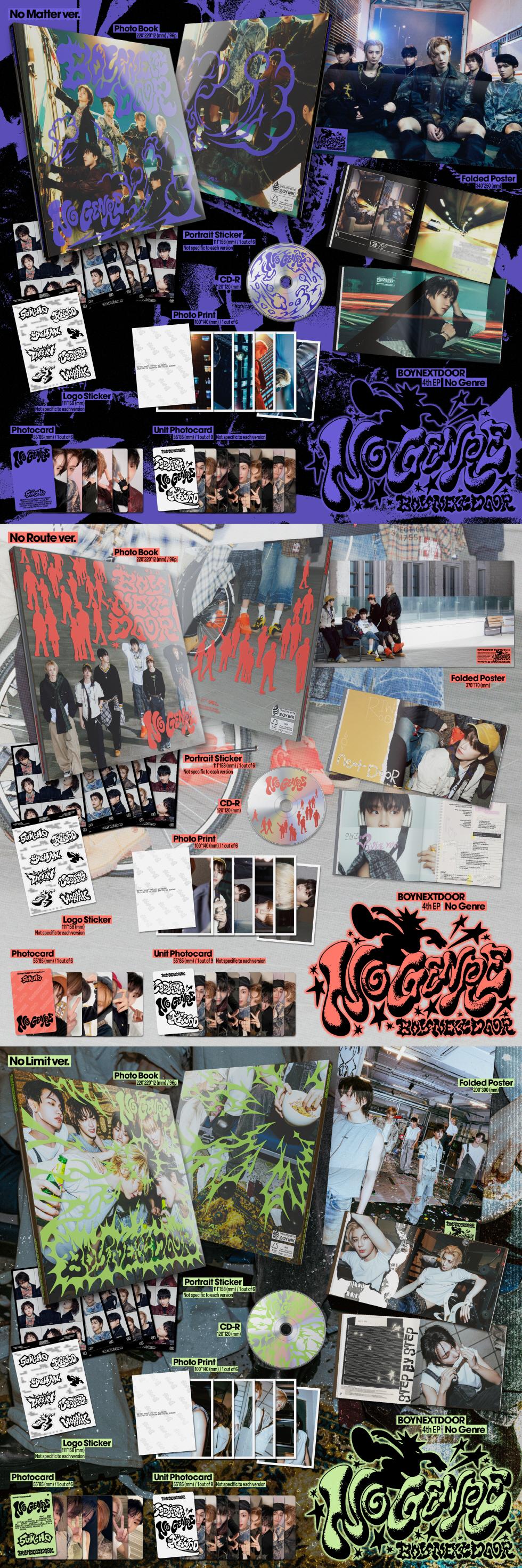 BOYNEXTDOOR - No Genre (4th EP Album)