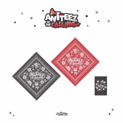 ATEEZ Aniteez Bandana - RED