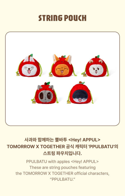 [PRE-ORDER] TOMORROW X TOGETHER - PPULBATU String Pouch (Hey! APPUL)