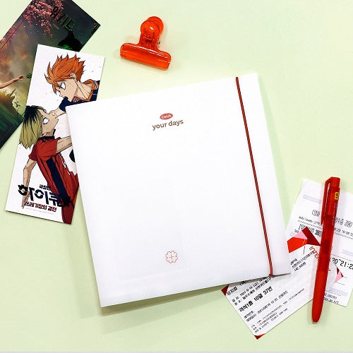 Be on D - Handy Ticket Book Catch Your Days - Red