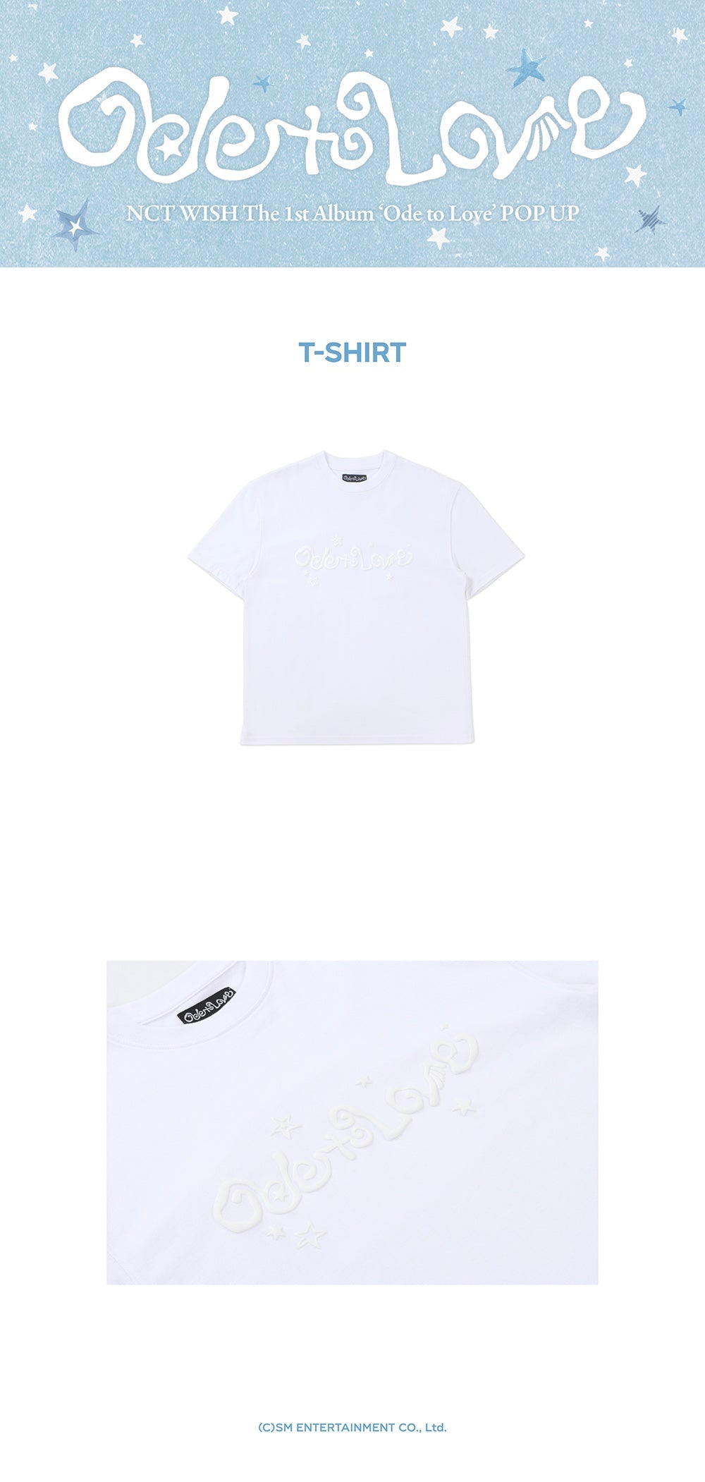 [PRE-ORDER] NCT WISH - T-Shirt (Ode to Love POP UP MD)