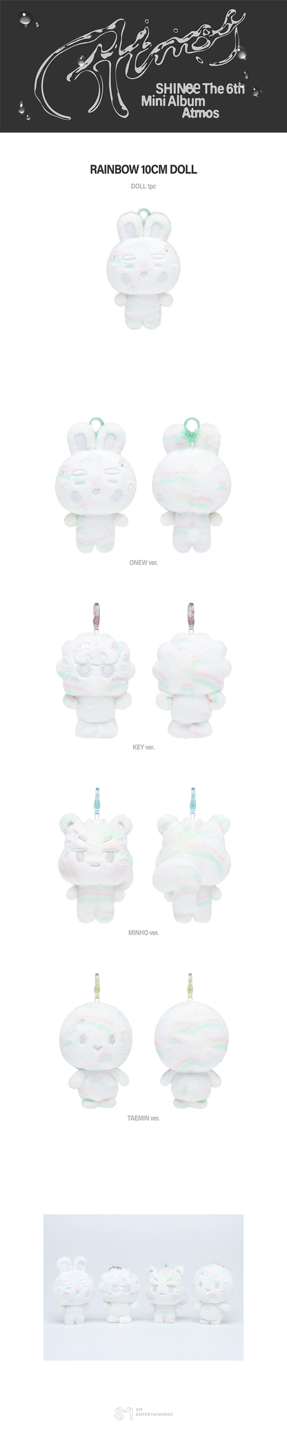 [PRE-ORDER] SHINee - Atmos Pop-Up MD 10cm Doll Prism Ver.