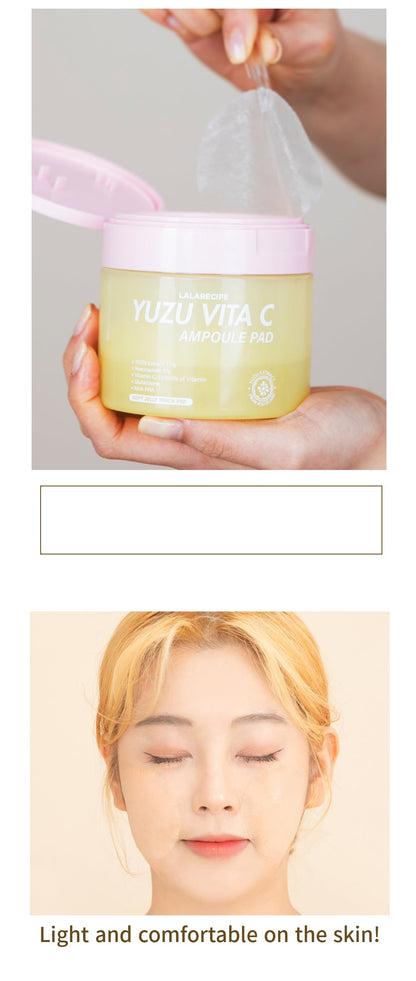 LALARECIPE - Yuzu Vita C Ampoule Pad