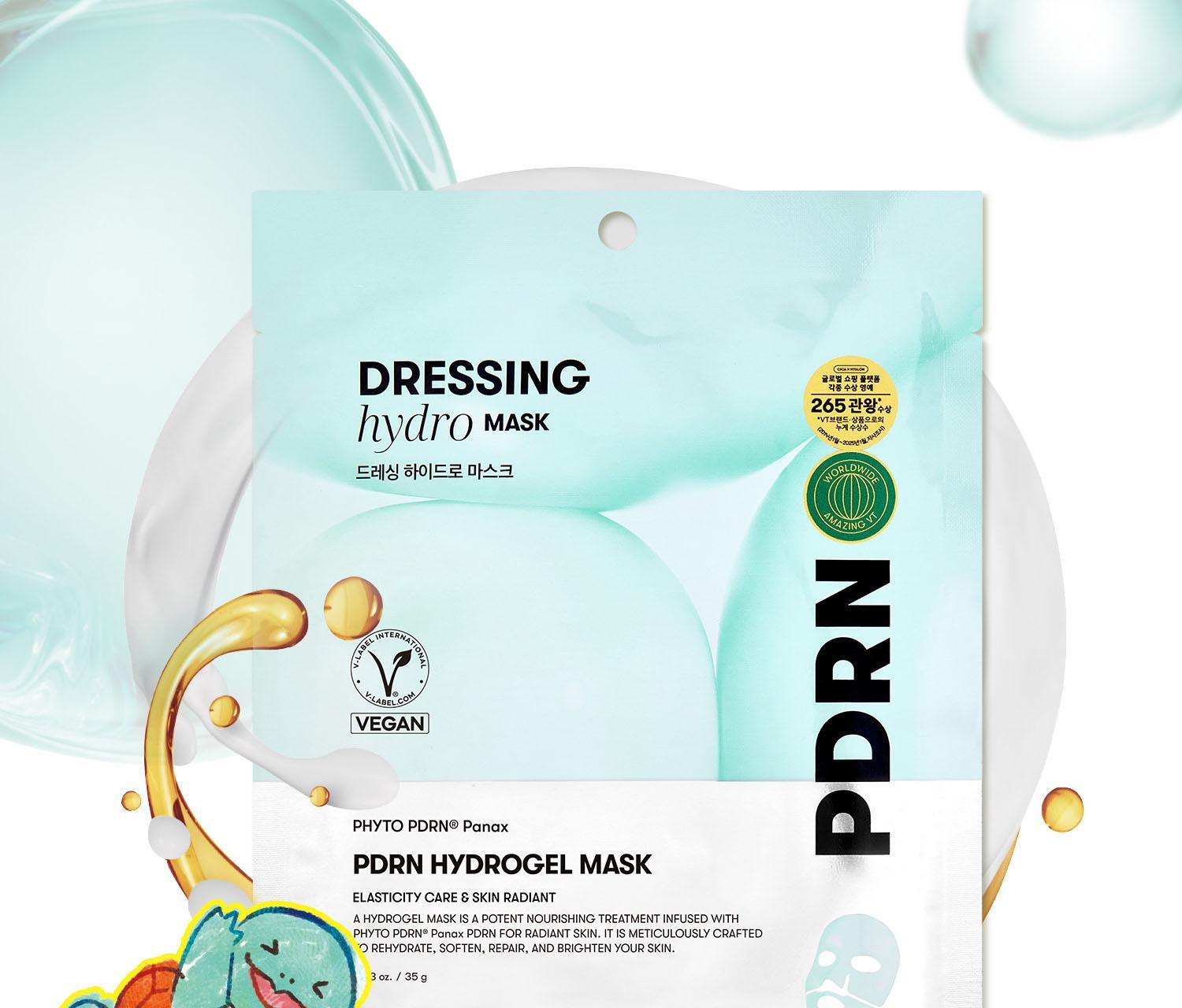 VT - PDRN Hydrogel Mask 4ea + Sticker (Pokémon Collaboration)