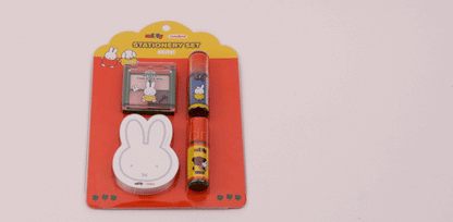 rom&nd X Miffy - Stationery Store Set (Mini Tint 2EA + Mini Eye Shadow + Memo Pad)