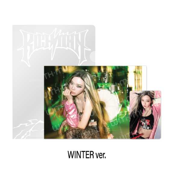 aespa - Postcard + Hologram Photocard Set (2025 aespa Week 'Rich Man' POP-UP Official MD) [PRE-ORDER]