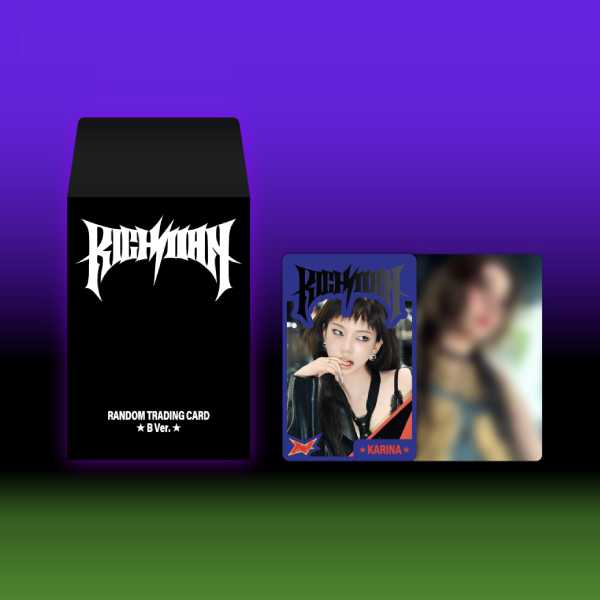 aespa - Random Trading Card Set (2025 aespa Week 'Rich Man' POP-UP Official MD) [PRE-ORDER]