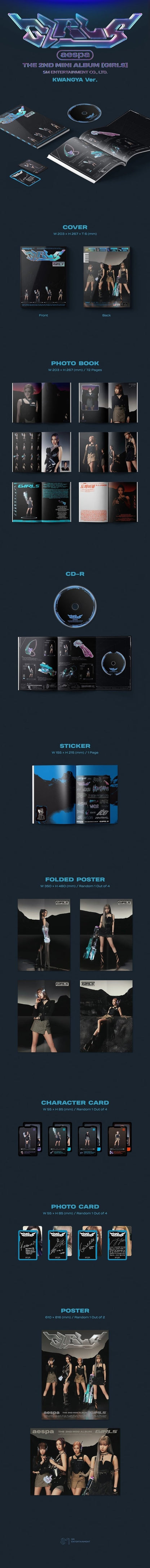 aespa - GIRLS (2nd Mini Album) Digipack Ver.