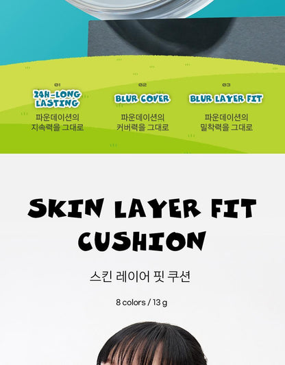 ABOUT TONE - Skin Layer Fit Cushion (Pokémon Collaboration)