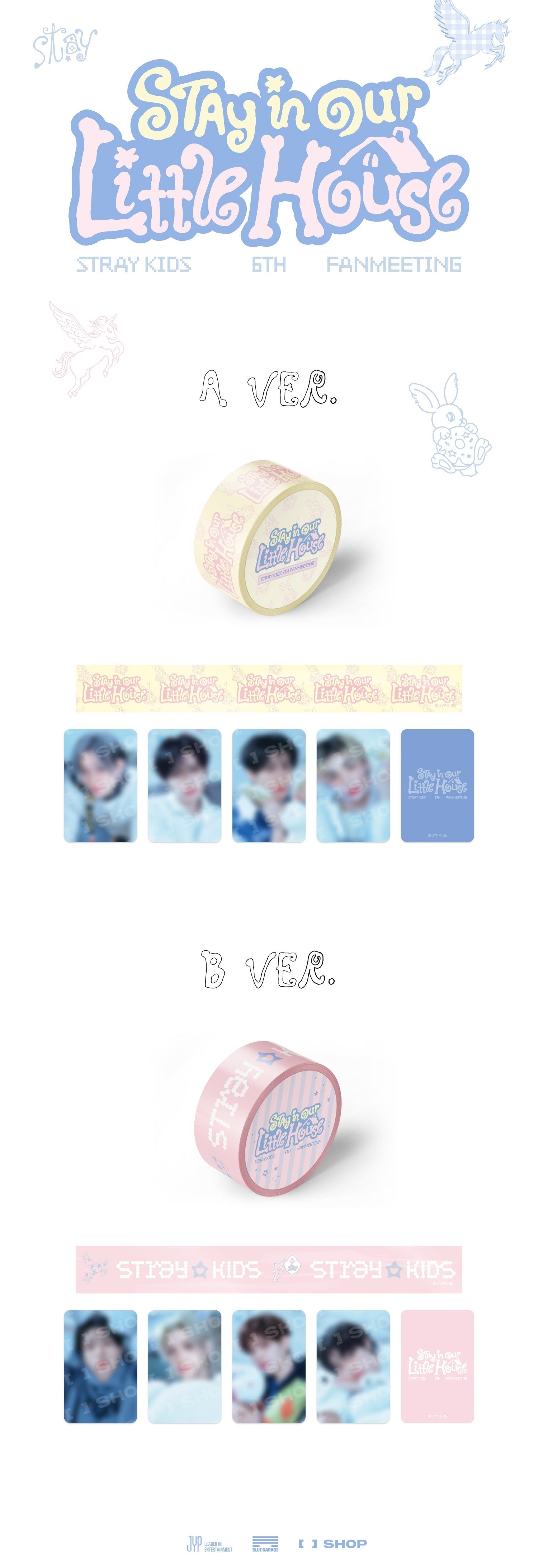 Stray Kids - STAY in Our Little House Box Tape Set (Pre-Order)