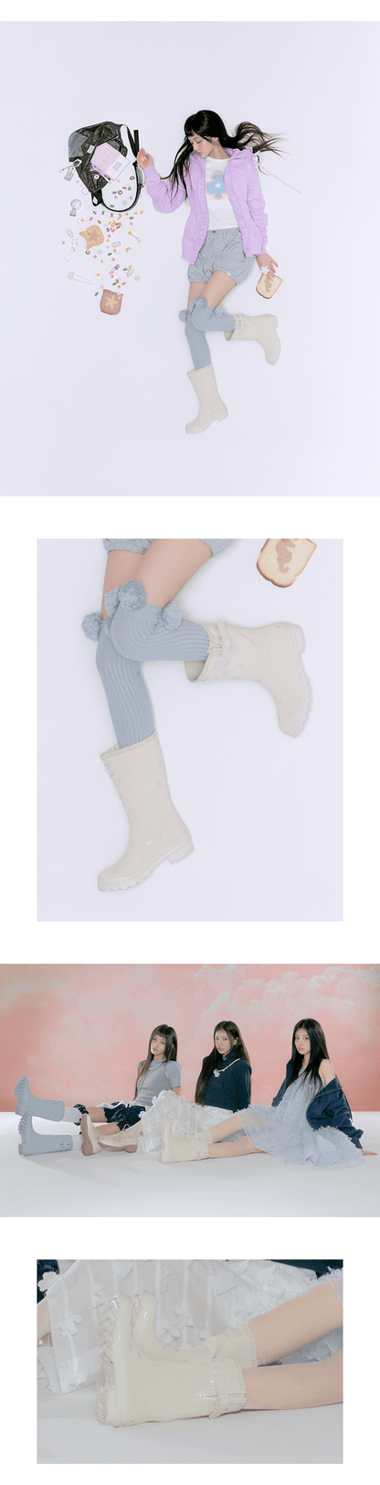 ILLIT X Rockfish Weatherwear - Original Rain Boots (Short Dot)