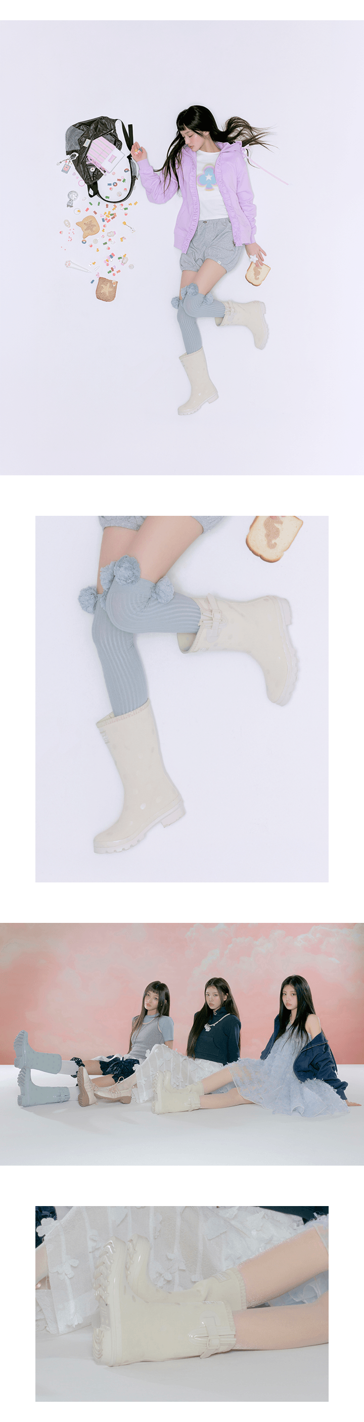 ILLIT X Rockfish Weatherwear - Original Rain Boots (Short Dot)