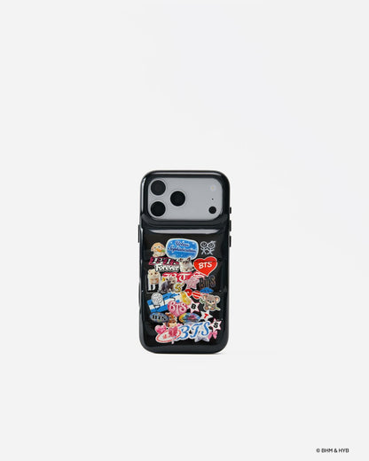 (Pre-Order) Urban Sophistication x BTS - The Puffer Case (BTS Stickers in Black)