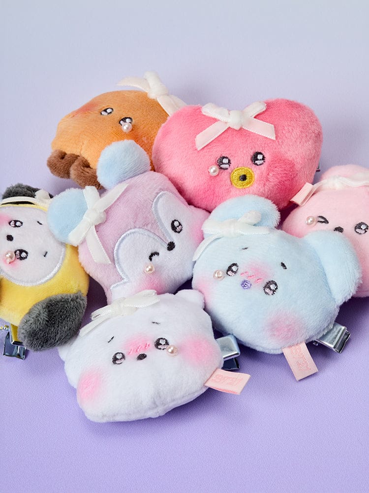 BT21 - Ribboned U Plush Hairpin (Random Design)