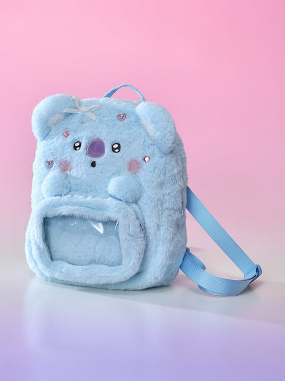 BT21 Ribboned U Baby Clear Pocket Plush Bag KOYA