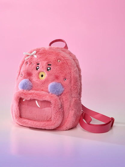 BT21 Ribboned U Baby Clear Pocket Plush Bag TATA
