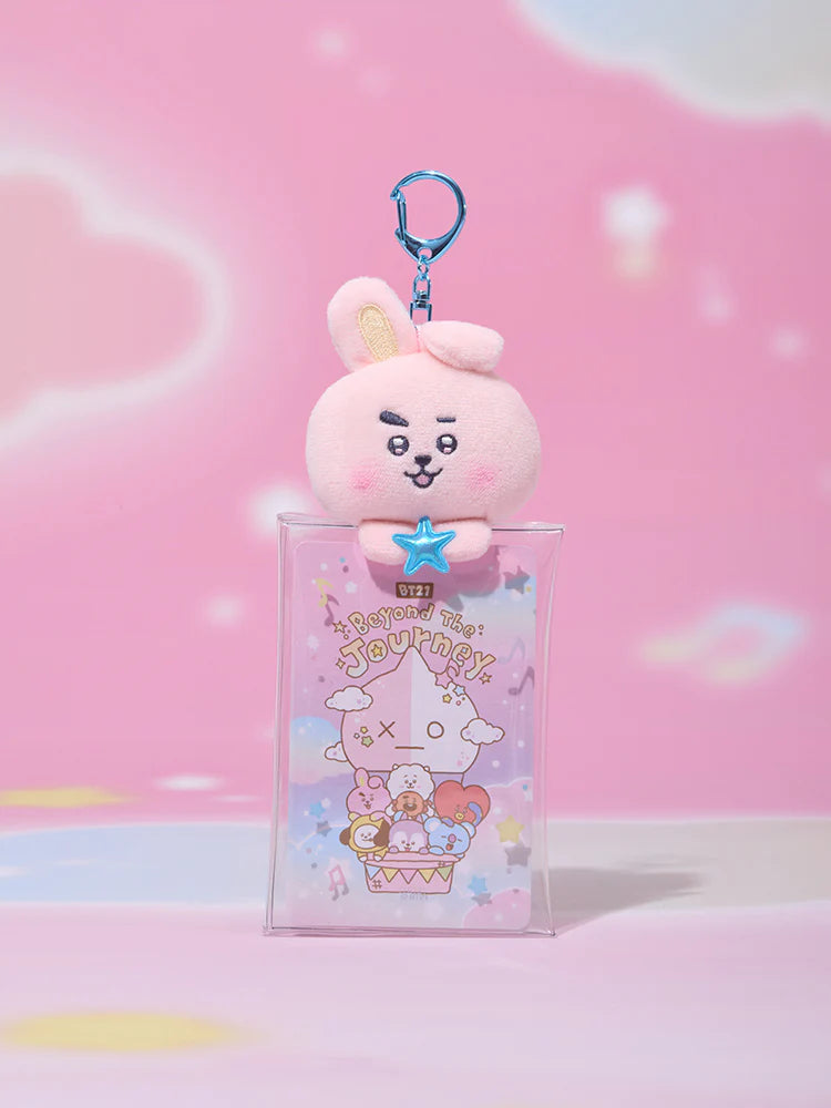BT21 - Beyond The Journey Clear Plush Pouch Keyring - COOKY