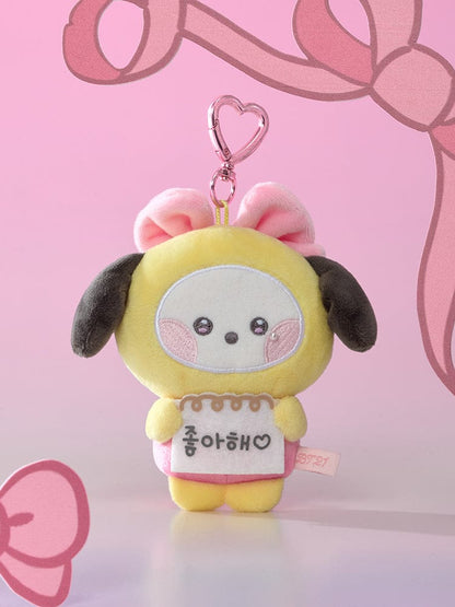BT21 Ribboned U Minini Message Book Plush Keyring CHIMMY