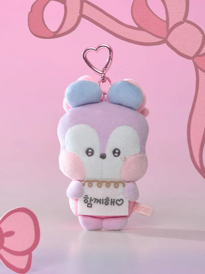 BT21 Ribboned U Minini Message Book Plush Keyring MANG