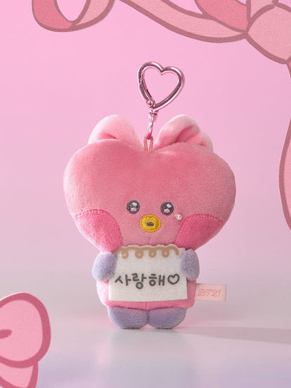BT21 Ribboned U Minini Message Book Plush Keyring TATA