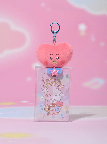 BT21 - Beyond The Journey Clear Plush Pouch Keyring - TATA