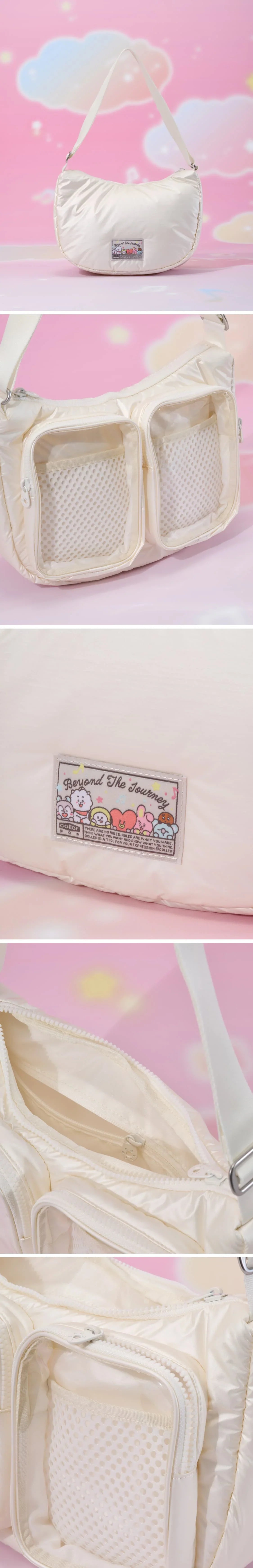 BT21 x COLLER - Beyond The Journey Clear Pocket Multi Crossbody Bag