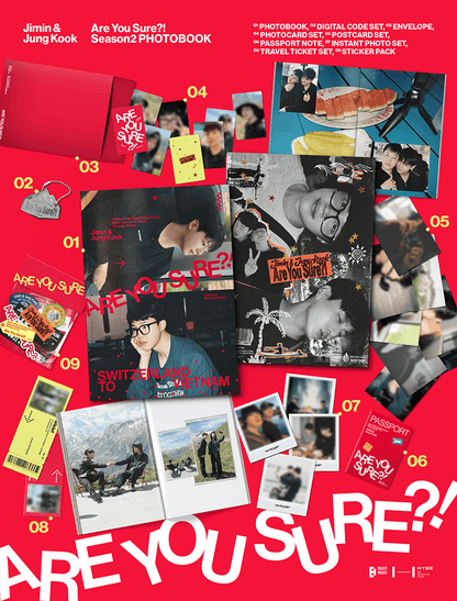 JIMIN X JUNG KOOK - [ARE YOU SURE?! Season 2] Photobook
