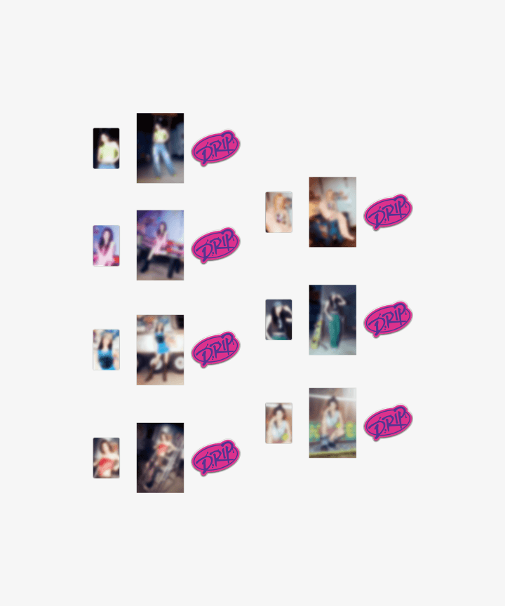 BABYMONSTER - DRIP Magnet + Postcard Set
