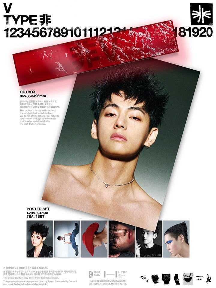 V - TYPE 非 Poster Set