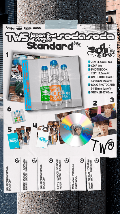 [PRE-ORDER] TWS - SODA SODA (Japan 2nd Single Album) Standard Ver.