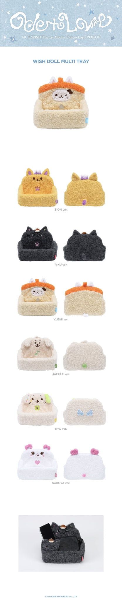 [PRE-ORDER] NCT WISH - Wish Doll Multi Tray (Ode to Love POP UP MD)