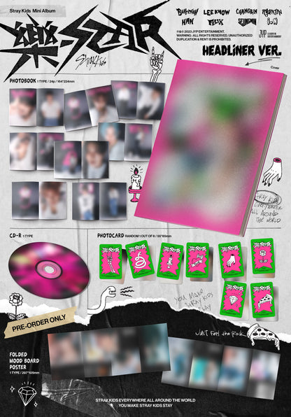 Stray Kids - ROCK-STAR (8th Mini Album) HEADLINER Ver.