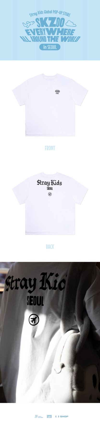 (Pre-Order) Stray Kids - SKZOO Everywhere All Around the World in Seoul (T-Shirt Seoul Ver.)