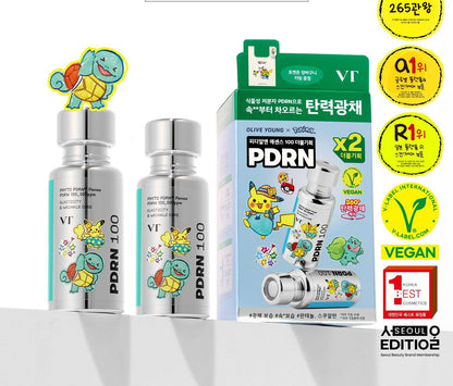 VT - PDRN Essence 100 30ml x 2ea + Foldable Shopping Bag Keychain (Pokémon Collaboration)