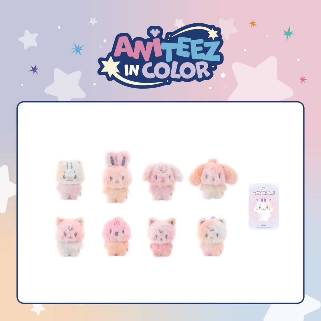 [PRE-ORDER] ATEEZ - Color Mix Tiny ANITEEZ Doll (ANITEEZ IN COLOR) - JJOONGrami