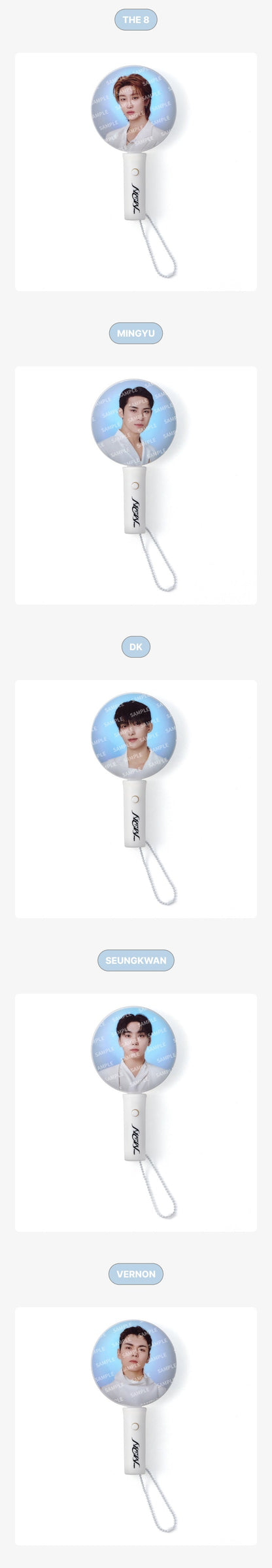 SEVENTEEN - [NEW_] Mini Picket Light Keyring