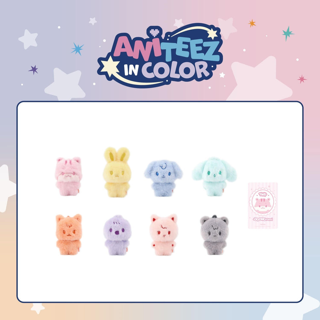 [PRE-ORDER] ATEEZ - Color Tiny ANITEEZ Doll (ANITEEZ IN COLOR) - JJOONGrami