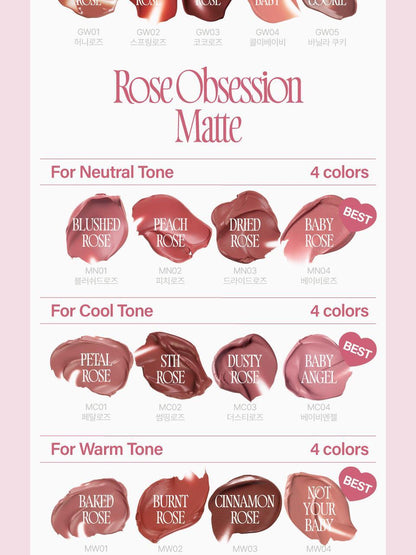 fwee - Rose Obsession Stay-Fit Lip Tint